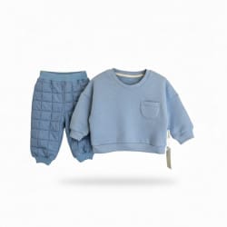 Tracksuit square Sky-blue